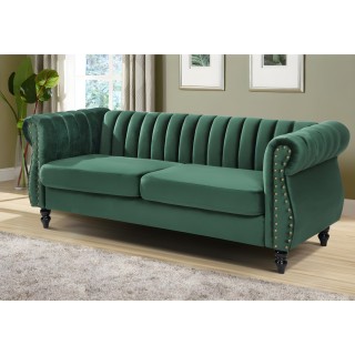 Sofá Chesterfield de Piel Auténtica